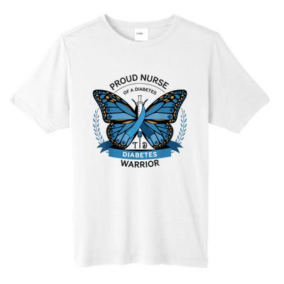 Proud Nurse Diabetes Warrior T1d Awareness Tall Fusion ChromaSoft Performance T-Shirt