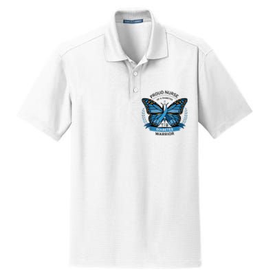 Proud Nurse Diabetes Warrior T1d Awareness Dry Zone Grid Polo