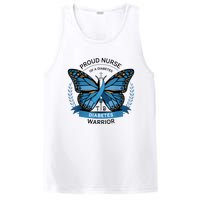 Proud Nurse Diabetes Warrior T1d Awareness PosiCharge Competitor Tank