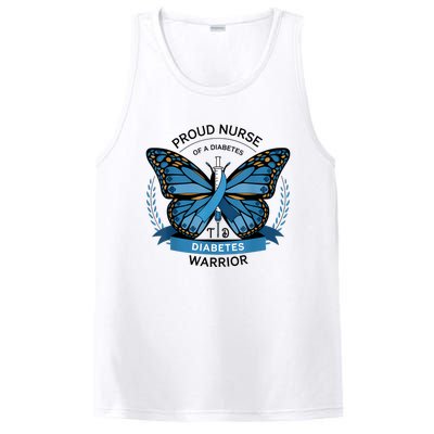 Proud Nurse Diabetes Warrior T1d Awareness PosiCharge Competitor Tank