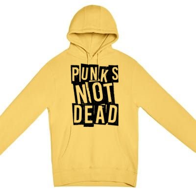 Punks Not Dead Premium Pullover Hoodie