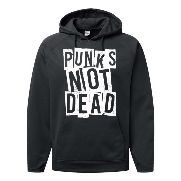 Punks Not Dead Performance Fleece Hoodie