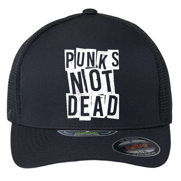 Punks Not Dead Flexfit Unipanel Trucker Cap