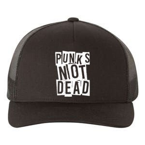 Punks Not Dead Yupoong Adult 5-Panel Trucker Hat