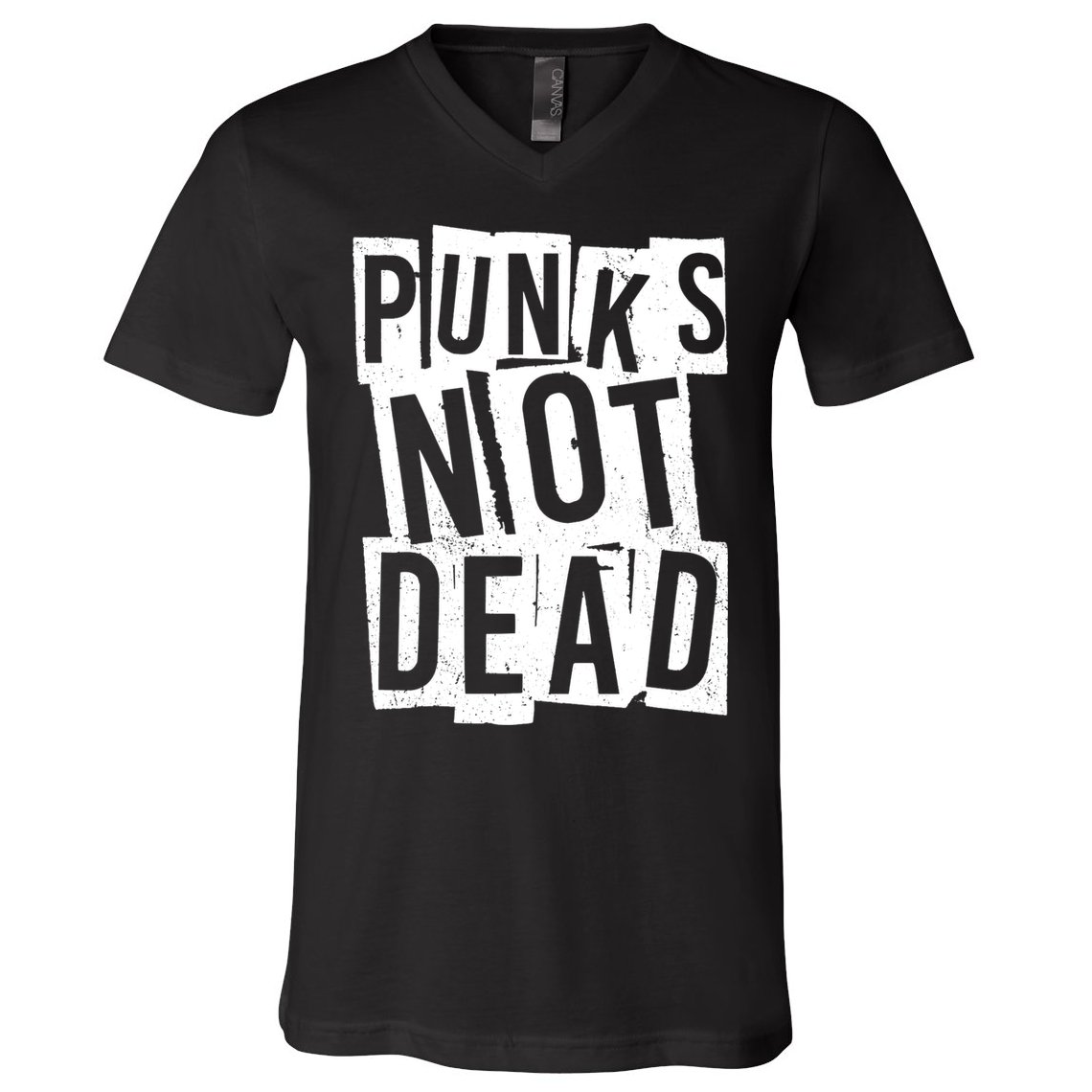 Punks Not Dead V-Neck T-Shirt