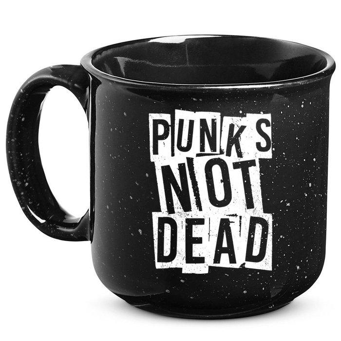 Punks Not Dead 15oz Campfire Ceramic Mug