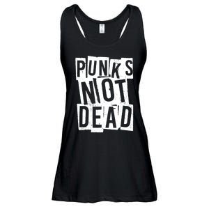 Punks Not Dead Ladies Essential Flowy Tank