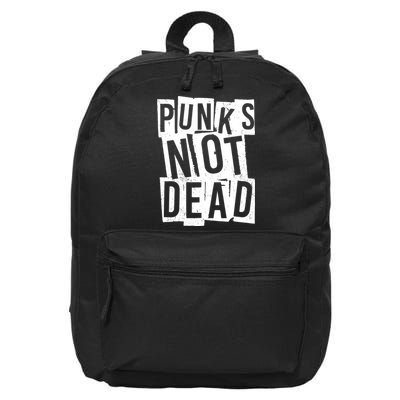 Punks Not Dead 16 in Basic Backpack