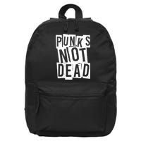 Punks Not Dead 16 in Basic Backpack