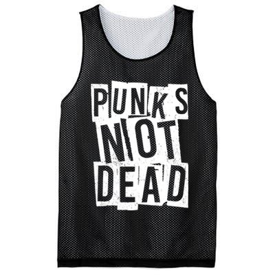 Punks Not Dead Mesh Reversible Basketball Jersey Tank