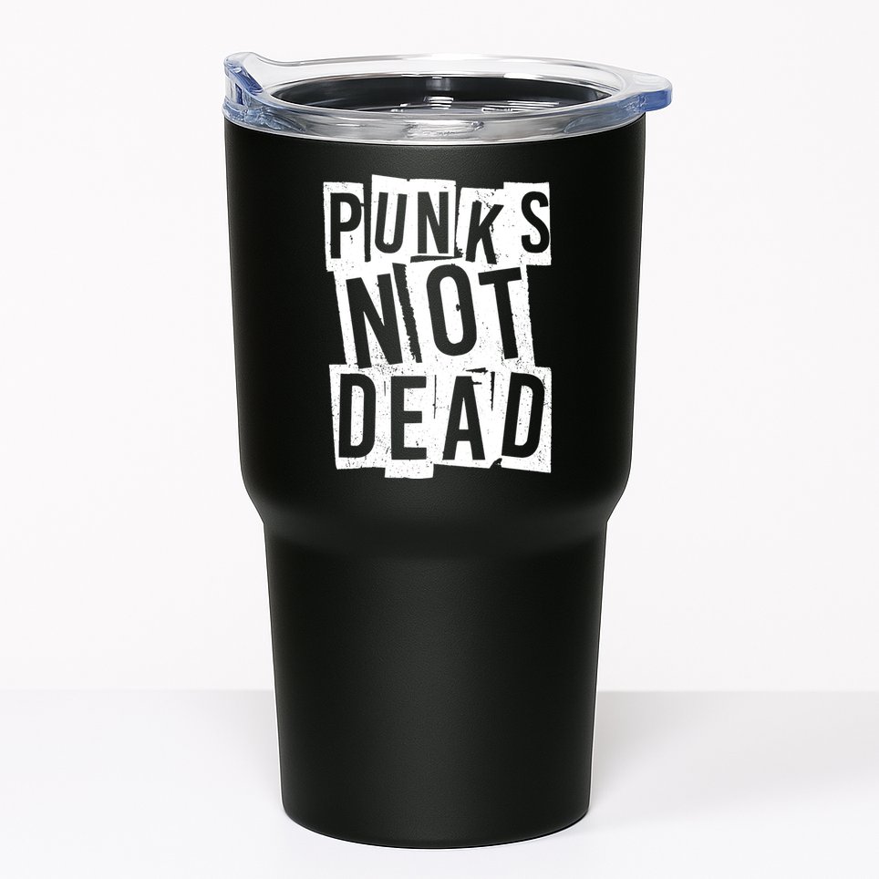 Punks Not Dead Tumbler