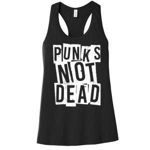 Punks Not Dead Women's Racerback Tank