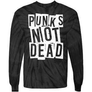 Punks Not Dead Tie-Dye Long Sleeve Shirt