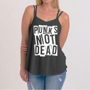 Punks Not Dead Women's Strappy Tank