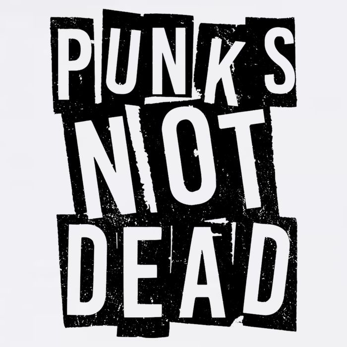Punks Not Dead Garment-Dyed Sweatshirt