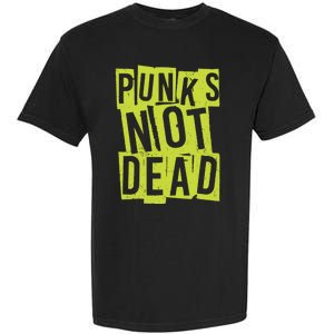 Punks Not Dead Neon Logo Garment-Dyed Heavyweight T-Shirt