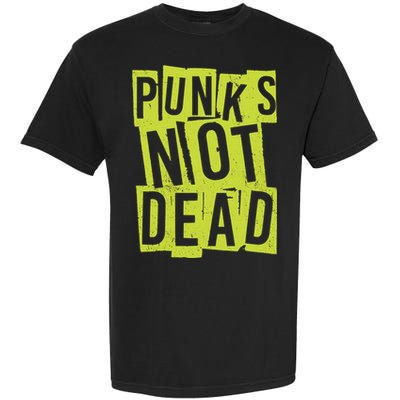 Punks Not Dead Neon Logo Garment-Dyed Heavyweight T-Shirt