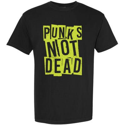 Punks Not Dead Neon Logo Garment-Dyed Heavyweight T-Shirt