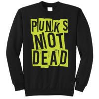 Punks Not Dead Neon Logo Sweatshirt