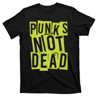 Punks Not Dead Neon Logo T-Shirt