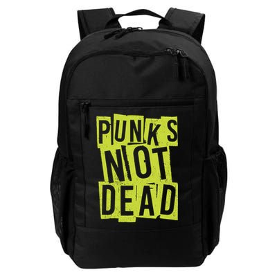 Punks Not Dead Neon Logo Backpack