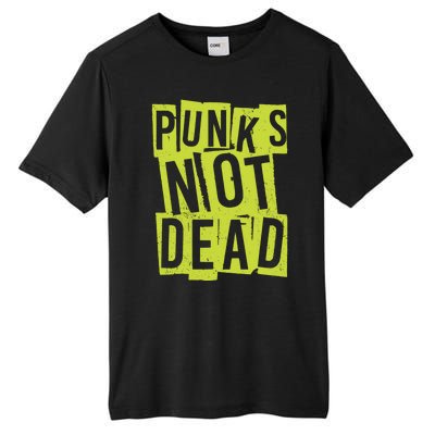 Punks Not Dead Neon Logo Tall Fusion ChromaSoft Performance T-Shirt