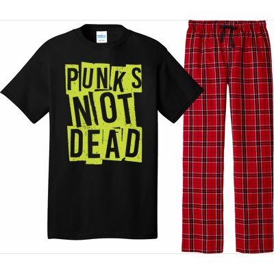 Punks Not Dead Neon Logo Pajama Set