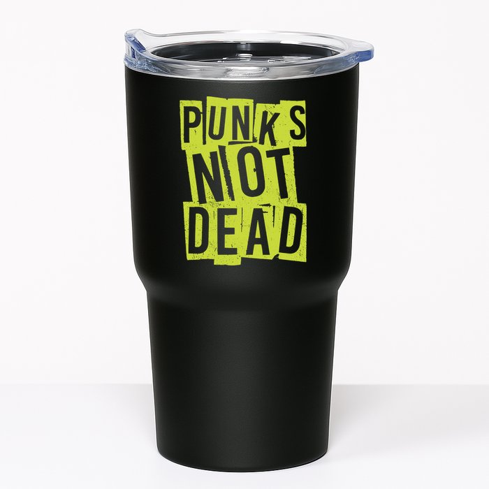 Punks Not Dead Neon Logo Tumbler
