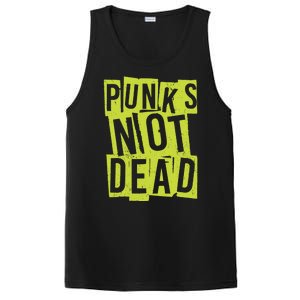 Punks Not Dead Neon Logo PosiCharge Competitor Tank