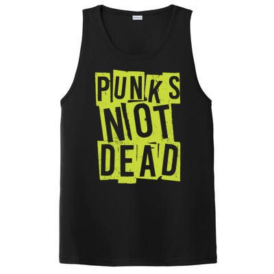 Punks Not Dead Neon Logo PosiCharge Competitor Tank