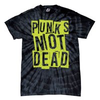 Punks Not Dead Neon Logo Tie-Dye T-Shirt