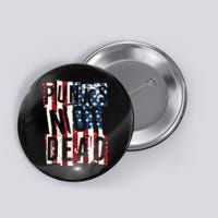 Punks Not Dead USA American Flag Button