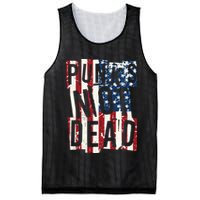 Punks Not Dead USA American Flag Mesh Reversible Basketball Jersey Tank