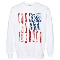 Punks Not Dead USA American Flag Garment-Dyed Sweatshirt