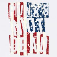 Punks Not Dead USA American Flag Garment-Dyed Sweatshirt