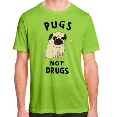 Pugs Not Drugs Adult ChromaSoft Performance T-Shirt