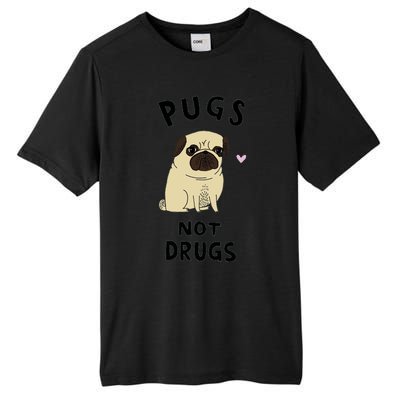 Pugs Not Drugs Tall Fusion ChromaSoft Performance T-Shirt