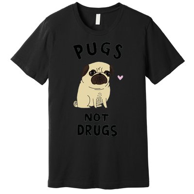 Pugs Not Drugs Premium T-Shirt