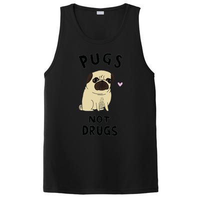 Pugs Not Drugs PosiCharge Competitor Tank