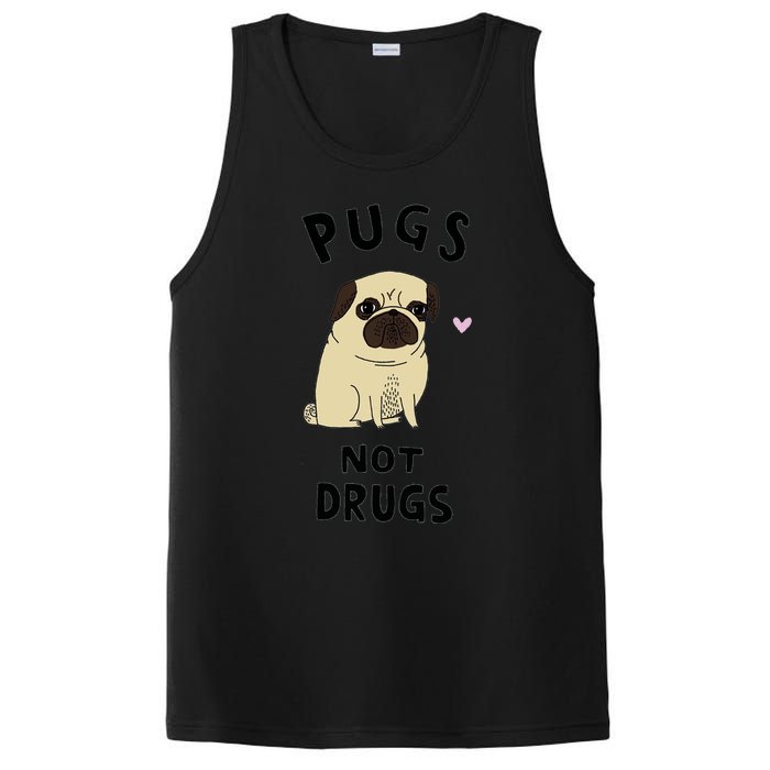 Pugs Not Drugs PosiCharge Competitor Tank