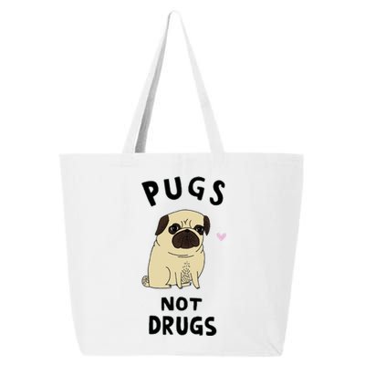 Pugs Not Drugs 25L Jumbo Tote