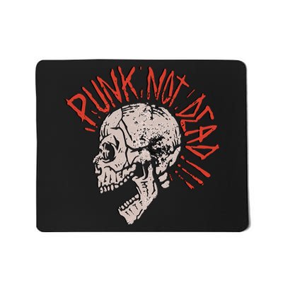 Punks Not Dead Vintage Grunge Punk Is Not Dead Rock Mousepad