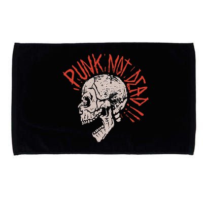 Punks Not Dead Vintage Grunge Punk Is Not Dead Rock Microfiber Hand Towel