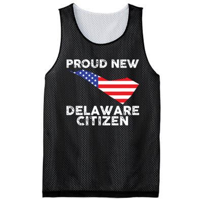 Proud New Delaware Citizen American Immigrant Citizenship Mesh Reversible Basketball Jersey Tank