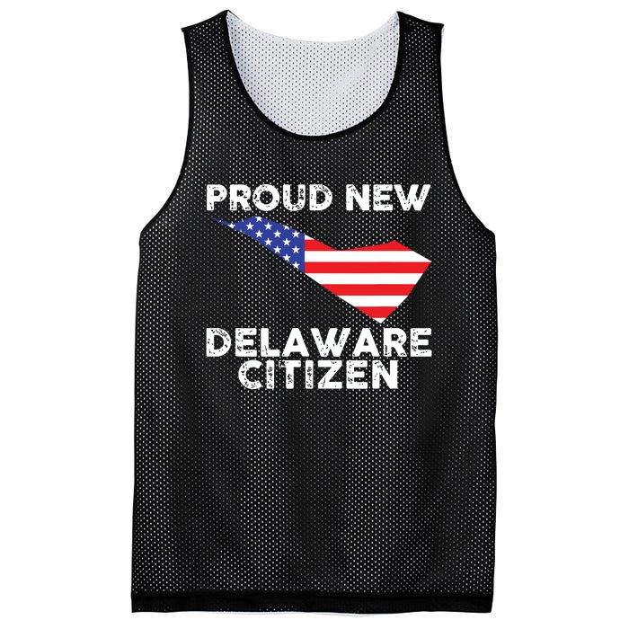 Proud New Delaware Citizen American Immigrant Citizenship Mesh Reversible Basketball Jersey Tank