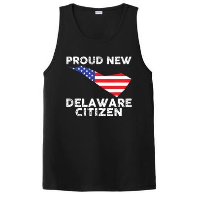 Proud New Delaware Citizen American Immigrant Citizenship PosiCharge Competitor Tank