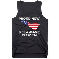 Proud New Delaware Citizen American Immigrant Citizenship Tank Top