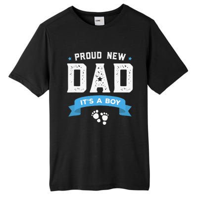 Proud New Dad Its A Cute Fathers Day Gift Baby Tall Fusion ChromaSoft Performance T-Shirt