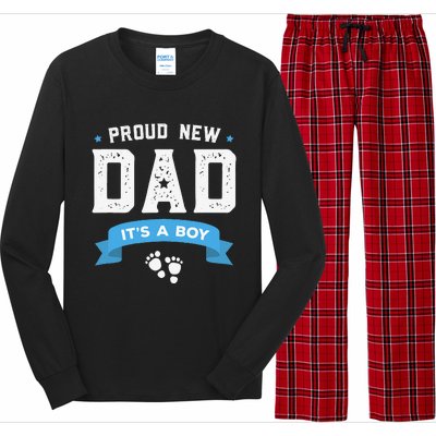 Proud New Dad Its A Cute Fathers Day Gift Baby Long Sleeve Pajama Set