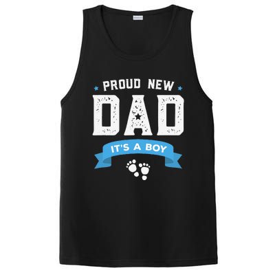 Proud New Dad Its A Cute Fathers Day Gift Baby PosiCharge Competitor Tank